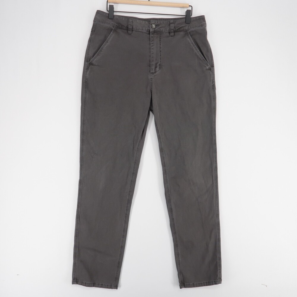 BKE Pants Mens 32x32 Gray Stretch Workwear Casual Cotton Blend Straight Chino